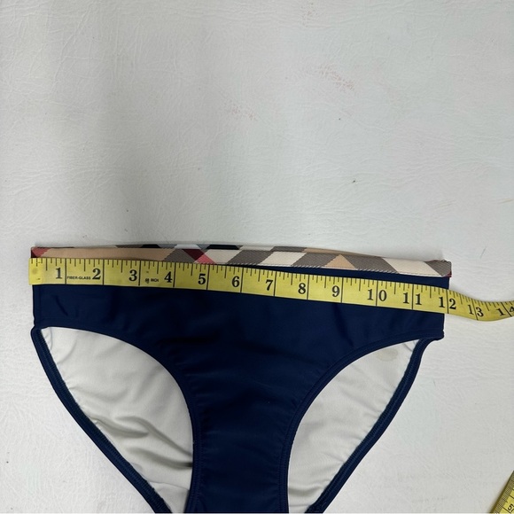 Burberry Navy Bikini Bottom with Patterned Waistband size 14Y NWOT - Picture 4 of 7